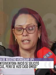 Elisa Borjas es removida del Registro Vehicular