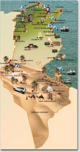 It contains the eastern end of the atlas mountains and the. Habits Tunisien Africa Travel Tunisia Tunisia Map