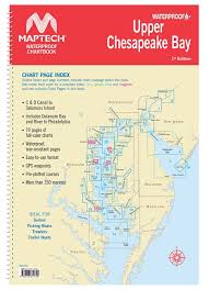 Upper Chesapeake Bay Waterproof Chartbook By Maptech Wpb0430 01