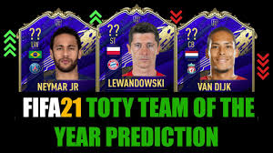 Che aspetto avrà la card dei toty? Fifa 21 Toty Team Of The Year Prediction W Lewandowski Messi Davies Neymar De Bruyne Youtube