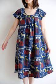 front tuck dress kokka fabric com en