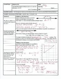 Pin By Cynthia Lopez On Education Distance Formula Cornell Notes Math Notes