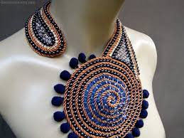Mexican Statement Necklace Epaulet Etsy Statement Necklace Large Statement Necklaces Cool Necklaces