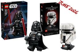 LEGO 75461 Up-Scaled Darth Vader Minifigure and 75448 Imperial Remnant AT-RT Helmet revealed!