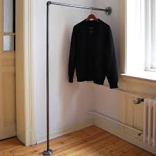 Industrial Design Garderobe Kleiderstander Kleiderstange Fur Wandmontage Stand Clothing Rack Clothes Rail Rails Clothing
