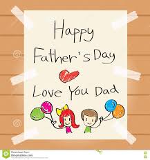 Father's day drawing || father and daughter heart touching pencil sketch || step by step drawing. Father S Day Drawing Card Stock Vector Illustration Of Activity 81134886