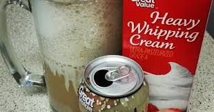 Nighttime Treat Keto Root Beer Float 2t Heavy Whipping Cream And 1 Can Diet Root Beer 100 Calori Diet Root Beer Root Beer Float Recipe Root Beer Float