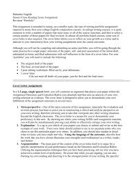 Cover letters express interest in a specific job posting. Cover Letter Assignment