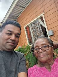 It was indeed very delightful to meet this young lady during my visit to  Barran Ave. Only 80 years old. Miss Patsy. As strong as a bull and sharp as  knife. It