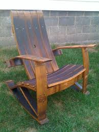 Wine Barrel Stave Rocking Chair Wine Barrel Furniture Wine Barrel Chairs Whiskey Barrel Furniture