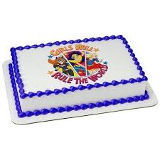 Dc Super Hero Girls Cake Toppers Girl Superhero Birthday Party Dc Superhero Girls Cake Dc Super Hero Girls