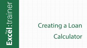 Excel : How to Create a Loan Calculator - YouTube