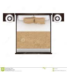 bed top view top view interior design presentation