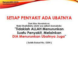 Setiap hujan, akan datang pelangi. Diari Online Karimah Setiap Penyakit Ada Ubatnya