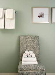 Damask Chair Traditional Bathroom Sage Design Green Walls Living Room Room Wall Colors Living Room Green