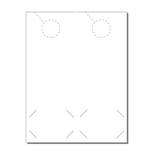 You may have noticed that the card template we used had two pages. Buy Print Your Own 2 Up Door Hangers With Business Card Slits 250pk At 40 36 Zapdh208