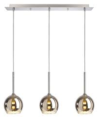 Esstischlampe glas , divalii prezbo hanglamp kopen? Bunda Pendelleuchte G9 3x28w Chrom Glas Klar Transparent Dimmbar Pendelleuchten Innen Leuchten Lampen Leuchten Onlineshop Leuchtenfox De