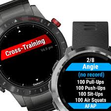 Grey, blue, green, orange, red. Cross Training 30 Days Free Garmin Connect Iq