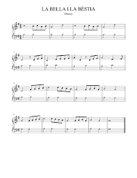 La bella e la bestia, colonna sonora, canzoni e musiche del film soundtrack la colonna sonora di beauty and the beast su blogo.it: La Bella I La Bestia Sheet Music For Piano Solo Musescore Com