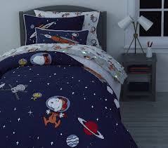 I came on to ask about ordering a replacement piece and next thing i knew wayfair had shipped me a whole new. Glow In The Dark Snoopy Space Kids Quilt Pottery Barn Kids