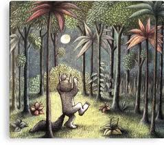 Where The Wild Things Are Canvas Print By Behumble In 2020 Maurice Sendak Book Illustration Illustrators