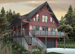 Traditional Style House Plan 76550 With 4 Bed 3 Bath 1 Car Garage Drummond House Plans Sloping Lot House Plan Country Style House Plans