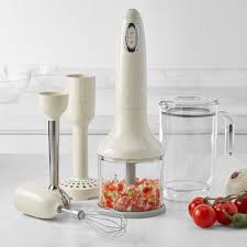 What colors do hand mixers come in? Smeg Retro Hand Blender Available At Wrapistry