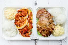 Combine all remaining ingredients and chill for at least 1 hour. Ono Hawaiian Bbq Island Fire Chicken And Hawaiian Bbq Chicken Plate With Mac Salad Rice Picture Of Ono Hawaiian Bbq Riverside Tripadvisor