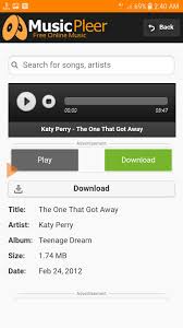 Musicpleer Free Online Music App For Android Apk Download
