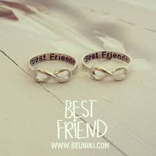 Silver Best Friend Infinity Ring Friend Rings Best Friend Rings Best Friend Jewelry