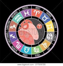 Go with dreamy sounding colors, such as pacific blue, ocean blue, caribbean aqua blue, seawater blue, sea glass green, sandy shores white, moonlight yellow, and cloudy gray skies. Aries Zodiac Signs Vector Photo Free Trial Bigstock