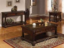 Anondale Cherry Wood 3pc Coffee End Table Set Cherry Wood Coffee Table Coffee Table Coffee Table Wood