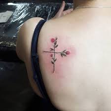 Heart and cross bracelet tattoos on wrist ideas for religious girls. Tiny Cross Tattoo Cross Simple Tattoos Simple Tattoos Momcanvas