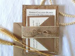 Rustic Burlap Wedding Invitation Set Pearl Burlap Ribbon Custom Wedding Burlap Wedding Invitations Rustic Wedding Invitations Burlap Wedding Invitations Diy