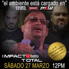 El ambiente está cargado! en #IWA, #WWC y #MLW. Hoy sábado 27 de marzo a  las 12PM por https://www.youtube.com/user/iwapuertorico/videos
