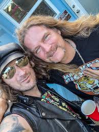 Thanks to Dan Donegan of Disturbed for getting this pic of me in the pit  shooting Tesla the Band. He and Mike Wengren were up in the VIP balcony at  Full Throttle