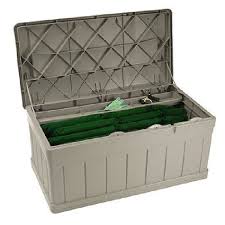 Take a look at our selection including outdoor storage boxes and garden storage seats. Suncast Plastic Large Garden Storage Box With Seat 5 X 3 Elbec Garden Buildings
