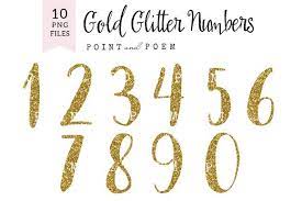 Glitter Numbers Clip Arts Clip Art Business Card Logo Graphic Design Illustration