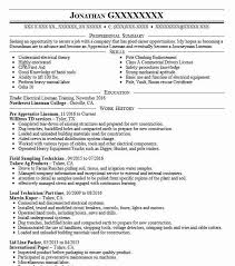 This is the perfect way to express how your specific skills are relevant to the open position. Pre Apprentice Lineman Resume Example Company Name La Fayette Georgia