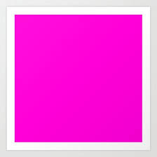 It debuted at number 93 on the us billboard 200, after one day of tracking. Fluorescent Neon Hot Pink Art Print By Podartist Society6