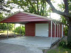Carports With Storage Space Carport With Storage Building A Garage Carport