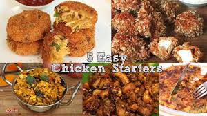 Indian snacks starter recipes 2 900 veg. 5 Easy Chicken Starters Indian Non Veg Recipes Home Cooking Youtube