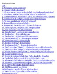 Da aber nicht unendliche kombinationen möglich sind, unterscheidet man zwischen zehn formen. Balladen Und Inhaltsangabe