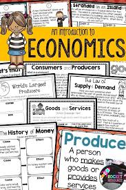 Economics Introduction Consumer Producer Goods Services Supply Demand In 2020 Teaching Economics Teaching Posters Engaging Lessons