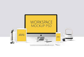 All free mockups include smart objects for easy edit. Apple Devices Workspace Mockup Psd Mockup Love