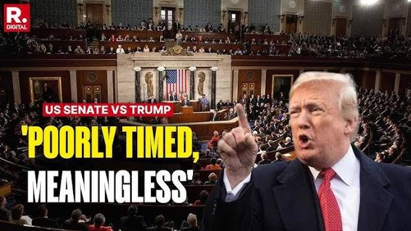 BREAKING: 'Provided Aid To Enemy', Trump Disses US Senate & Party Members After Voted Against | Iran