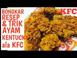 Resep Trick Mudah Ayam Kentucky Ala Kfc Di Jamin Kriting Hanya 1x Penepungan Langsung Kriting Youtube Resep Ayam Mudah Resep Resep Ayam