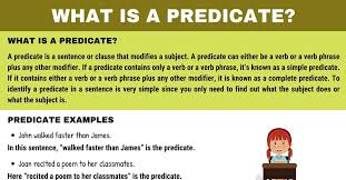 To repeat or utter aloud (something memorized or rehearsed), often before an audience. Predicate Definition And Useful Examples Of Predicate In Grammar 7esl