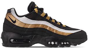 Nike Air Max 95 Og Black Metallic Gold White In 2020 Nike Air Max 95 Air Max 95 Nike Air Max