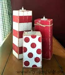 My Talking Walls Christmas Candle Holders Diy Christmas Wood Crafts Christmas Candles Diy